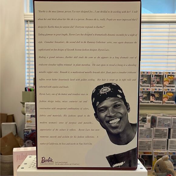 Mattel 1998 Barbie Byron Lars Cinnabar Sensation Runway Ed Doll #19848 - Picture 3 of 9